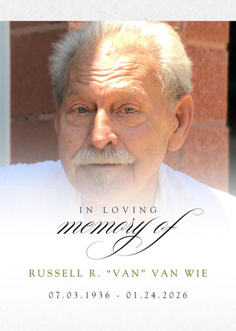 Russell Roy “Van” Van Wie