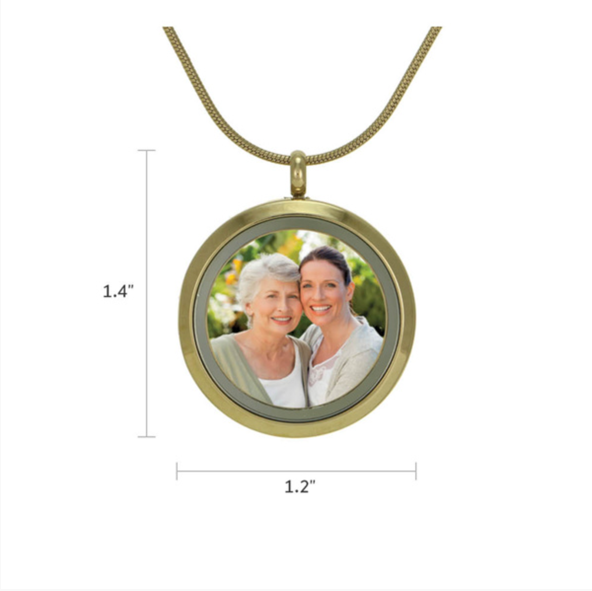 Cremation jewelry, ashes pendant, photo urn, bronze. This round hinged pendant is a beautiful and discreet way to keep the memory of a loved one close.