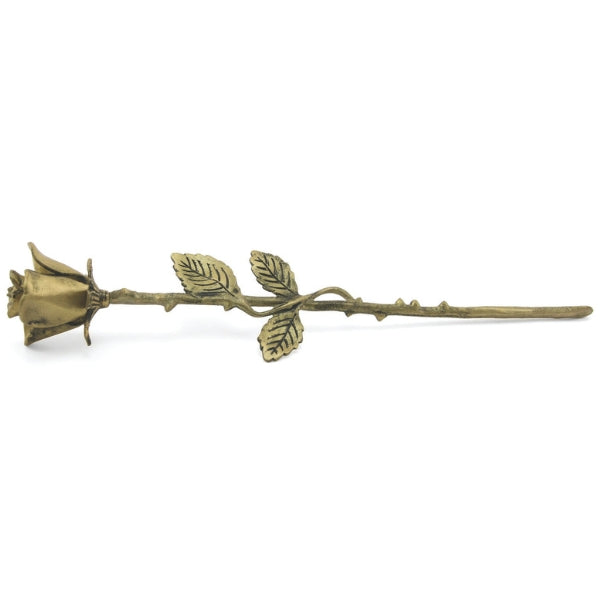 The Bronze Rose Keepsake, available at Magnolia Cremations, is a beautifully crafted solid brass memorial piece designed to resemble a real rose, symbolizing love and remembrance. The intricate detailing on the petals, leaves, and stem adds to its elegant and timeless design. This keepsake is designed to discreetly hold a nominal amount of ashes, offering a meaningful way to honor a loved one. Engraving is available to add a personalized message, making this a unique and heartfelt tribute.