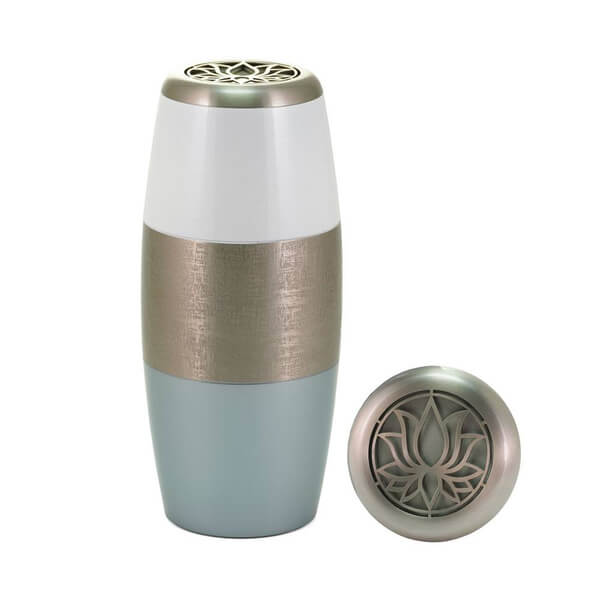 Cascade Scatter Allure Lotus Pewter Memorial Urn