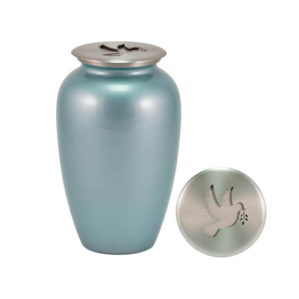 Cascade Scatter Classic Dove Blue Frost Memorial Urn