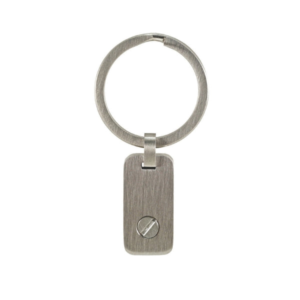 Discreet keychain with a hidden compartment for a small amount of ashes.