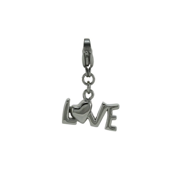 Pendant love charm, memorial keepsake symbolizing love and affection.