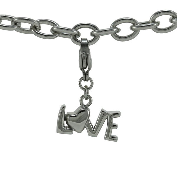 Pendant love charm, memorial keepsake symbolizing love and affection.